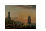 A Calm at a Mediterranean Port, 1770 by Claude Joseph Vernet