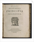 Title page of Principia philosophiae by Rene Descartes, 1644 by Dutch School