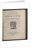 Title page of Principia philosophiae by Rene Descartes, 1644 by Dutch School
