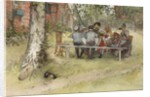 Breakfast under the Big Birch by Carl Larsson