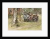 Breakfast under the Big Birch by Carl Larsson