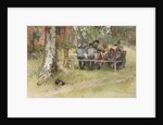 Breakfast under the Big Birch by Carl Larsson