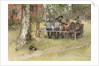Breakfast under the Big Birch by Carl Larsson