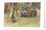 Breakfast under the Big Birch by Carl Larsson
