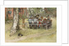 Breakfast under the Big Birch by Carl Larsson