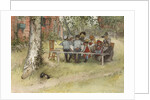 Breakfast under the Big Birch by Carl Larsson