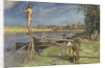 A Pleasant Bathing Place by Carl Larsson