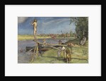 A Pleasant Bathing Place by Carl Larsson