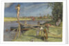 A Pleasant Bathing Place by Carl Larsson