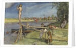 A Pleasant Bathing Place by Carl Larsson