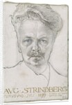August Strindberg, 1899 by Carl Larsson