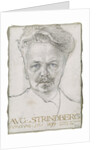 August Strindberg, 1899 by Carl Larsson
