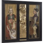A Swedish Fairytale, diptych with relief panel and frame, 1897 by Carl Larsson