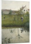 The Old Man and the Nursery Garden by Carl Larsson