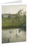 The Old Man and the Nursery Garden by Carl Larsson