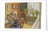 Letter-writing, 1912 by Carl Larsson