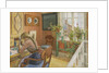 Letter-writing, 1912 by Carl Larsson