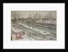 The Timber Chute, Winter Scene by Carl Larsson