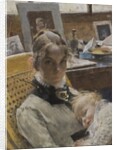 A Studio Idyll: The Artist's Wife and their Daughter Suzanne, 1885 by Carl Larsson