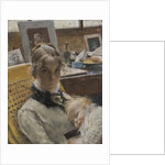 A Studio Idyll: The Artist's Wife and their Daughter Suzanne, 1885 by Carl Larsson