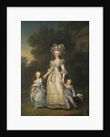 Queen Marie Antoinette with her Children in the Park of Trianon, 1785 by Adolf Ulrich Wertmuller