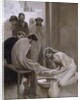 Jesus washing the feet of his disciples, 1898 by Albert Gustaf Aristides Edelfelt