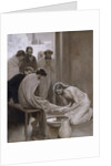 Jesus washing the feet of his disciples, 1898 by Albert Gustaf Aristides Edelfelt