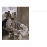 Jesus washing the feet of his disciples, 1898 by Albert Gustaf Aristides Edelfelt