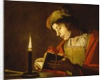Young Man Reading by Candle Light, c.1630 by Matthias (c.1600-p.1650) Stomer