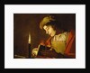 Young Man Reading by Candle Light, c.1630 by Matthias (c.1600-p.1650) Stomer
