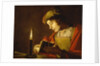 Young Man Reading by Candle Light, c.1630 by Matthias (c.1600-p.1650) Stomer