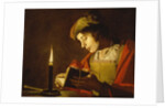 Young Man Reading by Candle Light, c.1630 by Matthias (c.1600-p.1650) Stomer