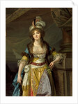 Portrait of a Lady in Turkish Fancy Dress, c.1790 by Jean Baptiste Greuze