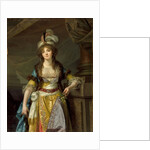 Portrait of a Lady in Turkish Fancy Dress, c.1790 by Jean Baptiste Greuze