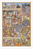 Flight of Sultan Bahadur During Humayun's 1535 Campaign in Gujarat, c.1590 by Dharmdas Dharmdas
