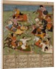 Battle Scene, c.1610-20 by Mughal School