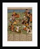 Battle Scene, c.1610-20 by Mughal School