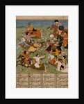 Battle Scene, c.1610-20 by Mughal School