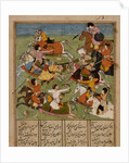 Battle Scene, c.1610-20 by Mughal School