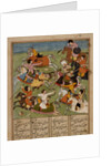 Battle Scene, c.1610-20 by Mughal School