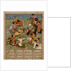 Battle Scene, c.1610-20 by Mughal School