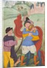 Europeans Embracing, c.1590 by Mughal School