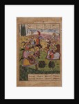 Meeting of Warriors, 1620-25 by Mughal School