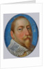 Miniature of Gustav II Adolf, King of Sweden, c.1630 by Unknown