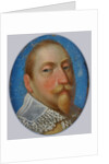 Miniature of Gustav II Adolf, King of Sweden, c.1630 by Unknown