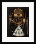 Hunting gear, Still Life, 1661 by Antonius Leemans