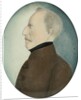 Miniature of “Colonel Gustafsson” former Gustav IV Adolf King of Sweden, c.1830 by Unknown Artist