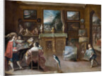 A visit to the Art Dealer, c.1625 by Frans II the Younger Francken
