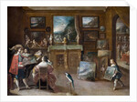 A visit to the Art Dealer, c.1625 by Frans II the Younger Francken