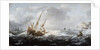 Ships in a Storm on a Rocky Coast, 1614-8 by Jan Porcellis